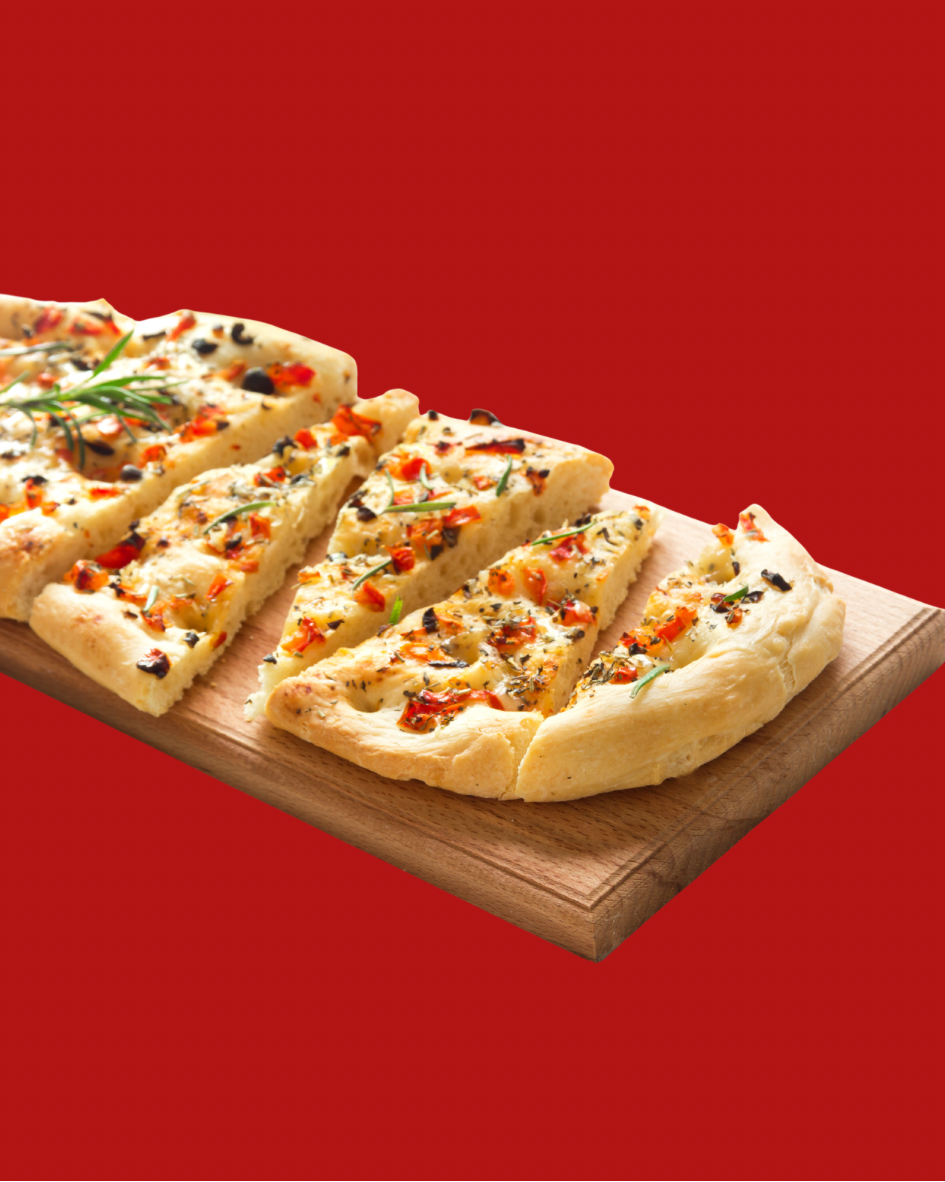 Фокача з сушеними травами